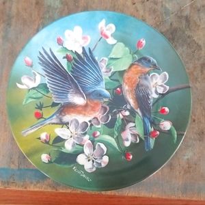 Knowles bird in your garden plates